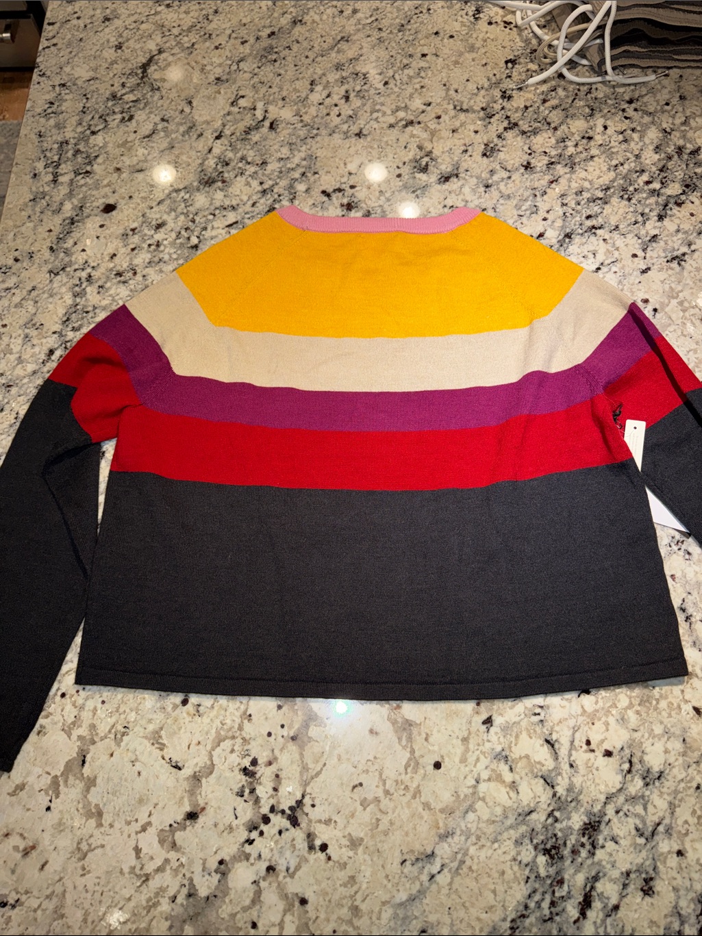 Callahan Colorblock Crewneck Sweater With Bold Stripes From Anthropologie — image 2 of 8